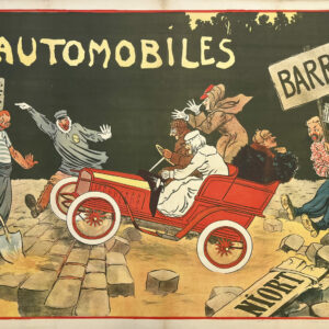 AFFICHES ORIGINALES - Publicité - Automobiles Barré – Walter Thor – 1902