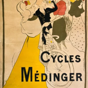 AFFICHES ORIGINALES - Publicité - Cycles Médinger – Georges Bottini – 1897