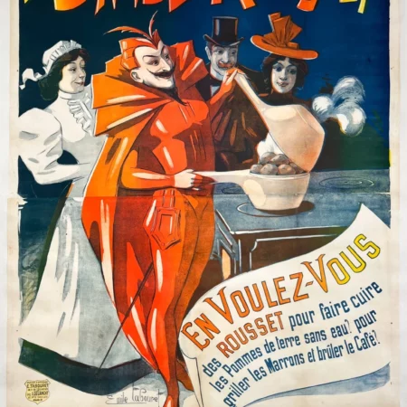 AFFICHES ANCIENNES - Publicité -Le Diable Rousset – Emile Tabouret – [1890]