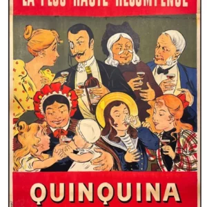AFFICHES ORIGINALES - Publicité - Quinquina Dubonnet – Eugène Ogé – 1900