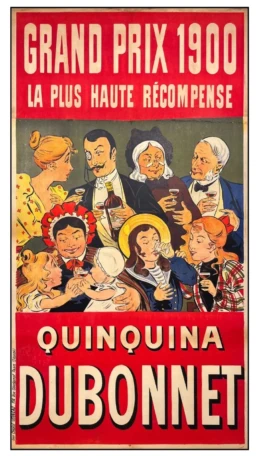 AFFICHES ORIGINALES - Publicité - Quinquina Dubonnet – Eugène Ogé – 1900