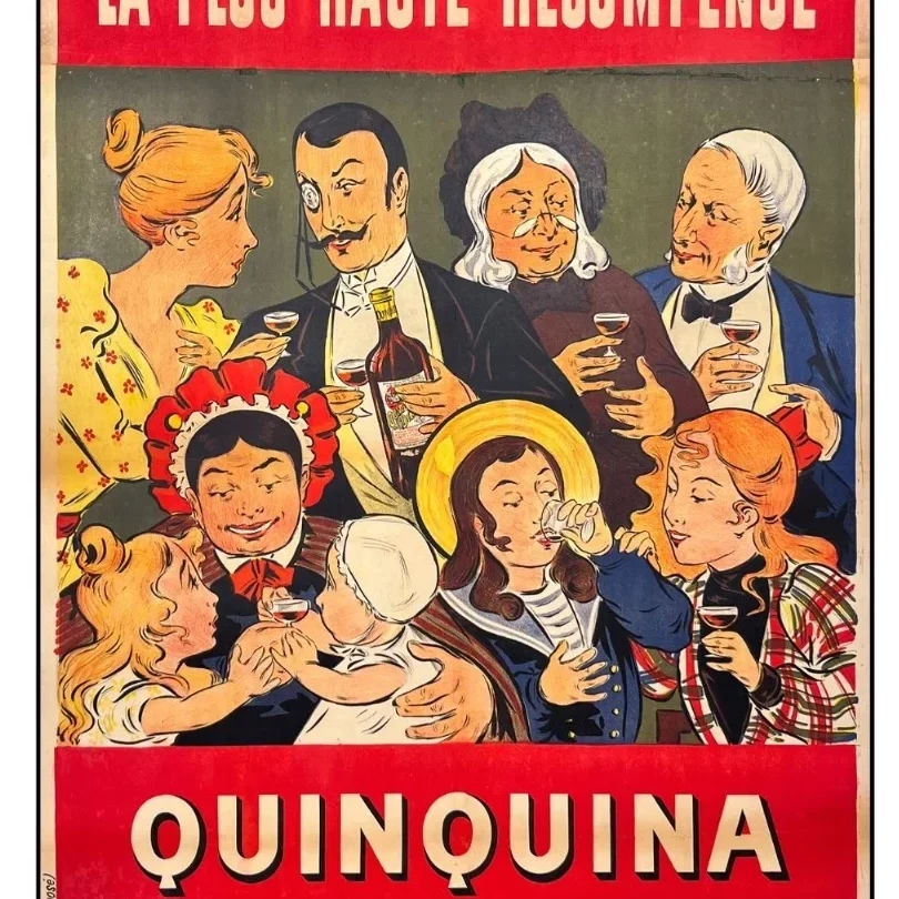 AFFICHES ANCIENNES - Publicité -Quinquina Dubonnet – Eugène Ogé – 1900