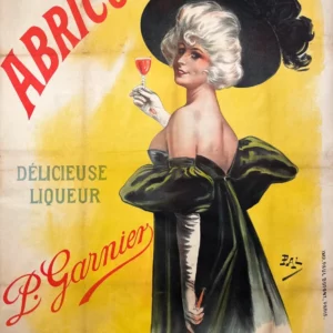 AFFICHES ORIGINALES - Publicité - Abricotine – Jean de Paléologue (PAL) – 1897