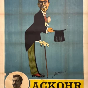 AFFICHES ORIGINALES - Théâtre - Ackohr Autómatas – Arreis – [1910]