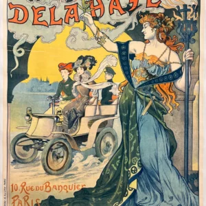 AFFICHES ORIGINALES - Publicité - Automobiles Delahaye – Anonyme – 1898
