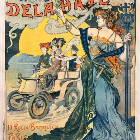 AFFICHES ANCIENNES - Publicité -Automobiles Delahaye – Anonyme – 1898