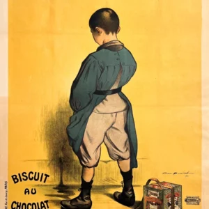 AFFICHES ORIGINALES - Publicité - Biscuit La Touraine – Firmin Buisset – 1901