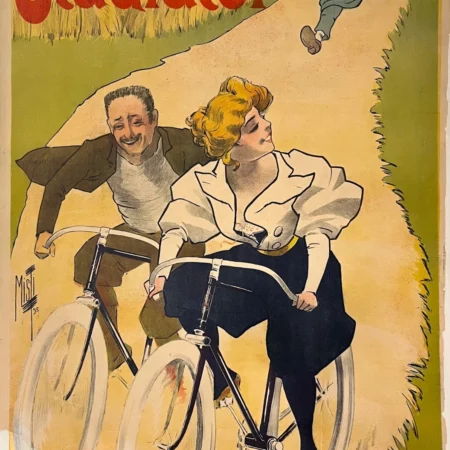 AFFICHES ANCIENNES - Publicité -Cycle Gladiator – Ferdinand Mifliez – 1895