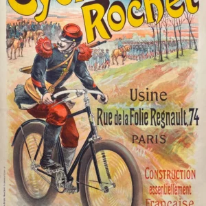 AFFICHES ORIGINALES - Publicité - Cycle Rochet – Lucien Lefèvre – 1893