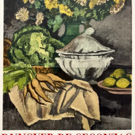 AFFICHES ANCIENNES - Publicité -Dunoyer de Segonzac à la Galerie Charpentier – 1960