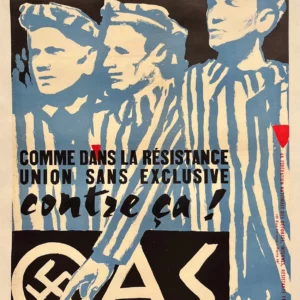 AFFICHES ORIGINALES - Guerre & Propagande - Fédération Nationale des Déportés – Anonyme – 1962