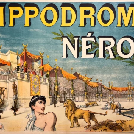 AFFICHES ANCIENNES - Publicité - Hippodrome Néron – E. Lévy – 1891