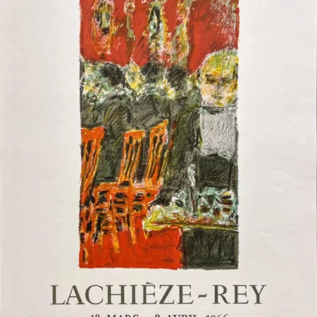 AFFICHES ANCIENNES - Publicité - Lachièze Rey à la Galerie Carlier – L. Rey – 1966