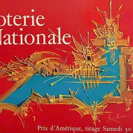AFFICHES ANCIENNES - Publicité - Loterie Nationale – Georges Mathieu – 1971
