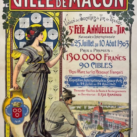 AFFICHES ANCIENNES - Publicité - Mâcon – Groulier – 1903