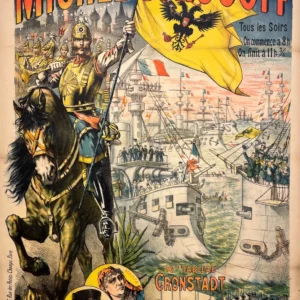 AFFICHES ORIGINALES - Théâtre - Michel Strogoff – E. Lévy – [1890]