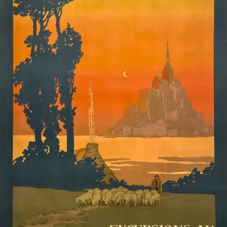AFFICHES ANCIENNES - Publicité -Mont St Michel – Constant-Duval – 1920