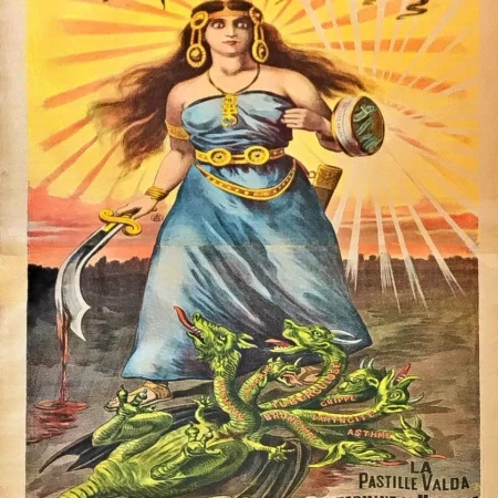 AFFICHES ANCIENNES - Publicité - Pastilles Valda – Kossbuhl – [1900]