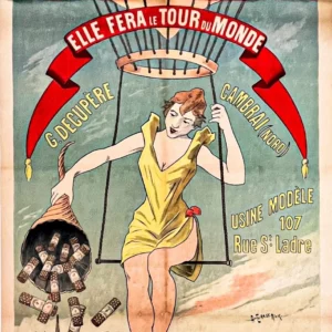 AFFICHES ORIGINALES - Publicité - Chicorée Tour du Monde – A. Erass Mick – [1900]