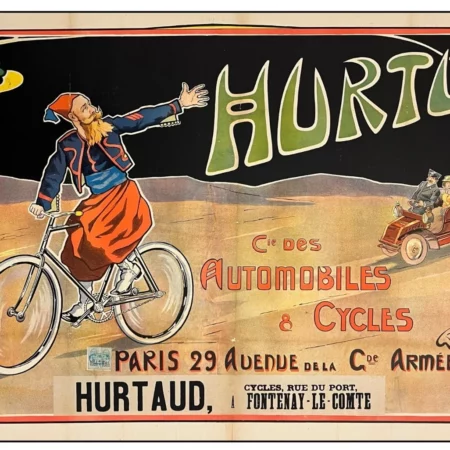 AFFICHES ANCIENNES - Cyclisme - Hurtu – G. Beunke – [1900]