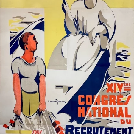 AFFICHES ANCIENNES - Publicité - Recrutement Sacerdotal de Rennes – Earin – 1938
