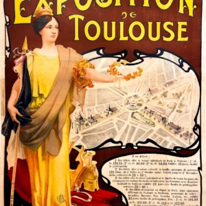 AFFICHES ORIGINALES - Tourisme - Toulouse – Anonyme – 1908