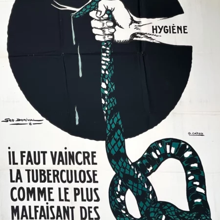 AFFICHES ANCIENNES - Publicité - Vaincre la tuberculose – Dorival – G. Capon – 1918