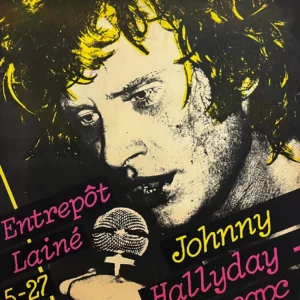 AFFICHES ORIGINALES - Spectacle & Évènements - Johnny Hallyday – Anonyme – 1979