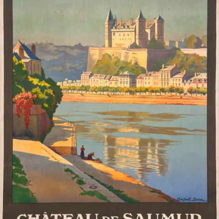 AFFICHES ANCIENNES - Tourisme -Château de Saumur – Constant-Duval – 1924