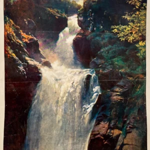 AFFICHES ORIGINALES - Tourisme - Gimel-les-Cascades – G. Vullier – 1906