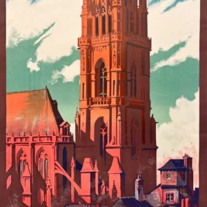 AFFICHES ORIGINALES - Tourisme - Rodez – Hallo (dit ALO) – 1926