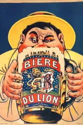 AFFICHES ORIGINALES - Publicité - Bière du Lion – Eugène Ogé – 1905