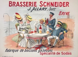 AFFICHES ORIGINALES - Publicité - Brasserie Schneider – A. Quendray – [1900]