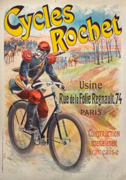 AFFICHES ORIGINALES - Publicité - Cycle Rochet – Lucien Lefèvre – 1893