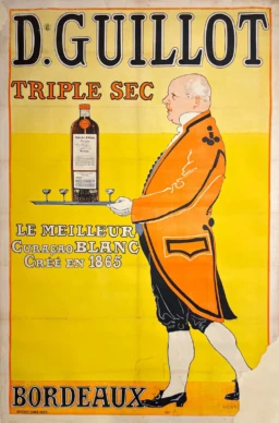 AFFICHES ORIGINALES - Publicité - Guillot Triple Sec – Henri Goussé – 1899
