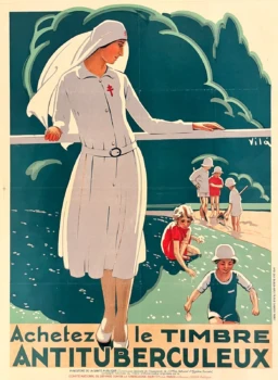 AFFICHES ORIGINALES - Publicité - Le Timbre Antituberculeux – Vila – [1930]