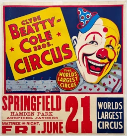 AFFICHES ORIGINALES - Spectacle & Évènements - Clyde Beatty-Cole Bros. Circus – Anonyme – [1950]
