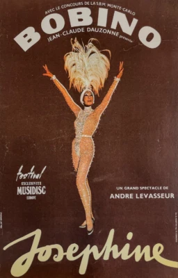 AFFICHES ORIGINALES - Spectacle & Évènements - Joséphine Baker – Anonyme – 1975