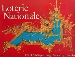 AFFICHES ORIGINALES - Spectacle & Évènements - Loterie Nationale – Georges Mathieu – 1971