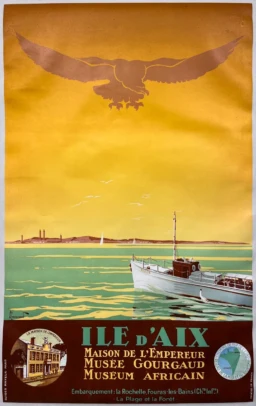 AFFICHES ORIGINALES - Tourisme - Ile d&rsquo;Aix – Commarmond – [1920]