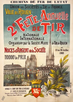 AFFICHES ORIGINALES - Tourisme - Rouen – Anonyme – 1902