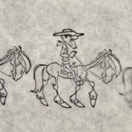 BD et COMICS - Celluloïds Originaux - Celluloïd Original – Lucky Luke, La Ballade des Dalton – Studios Idéfix – 1978