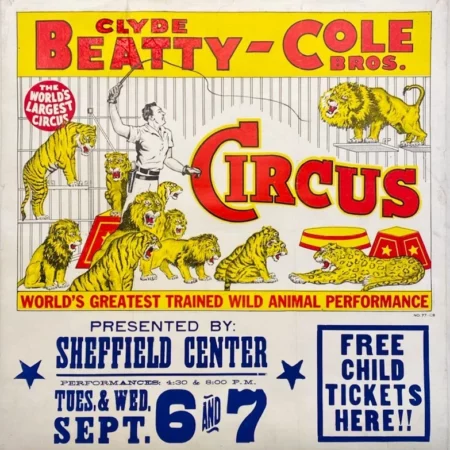Clyde Beatty-Cole Bros. Circus – Anonyme – 1957