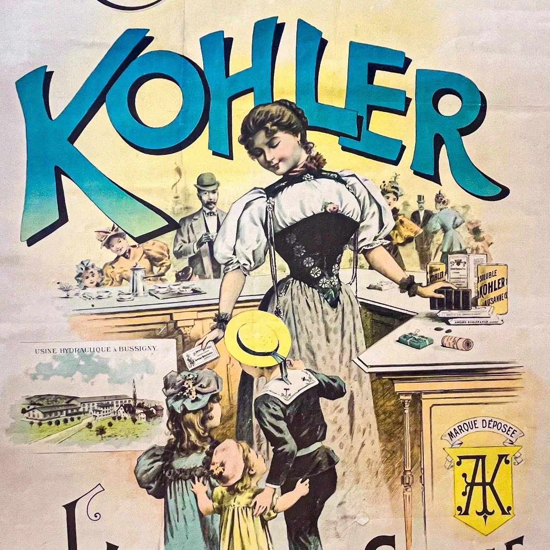 AFFICHES ANCIENNES - Publicité -Chocolat Kohler – Anonyme – [1900]