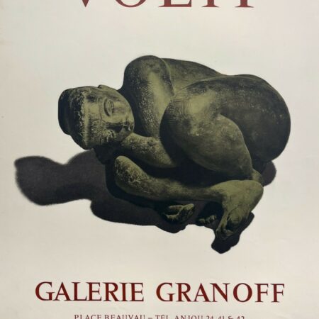 Volti à la Galerie Granoff – Affiche Expo Litho Mourlot 1962