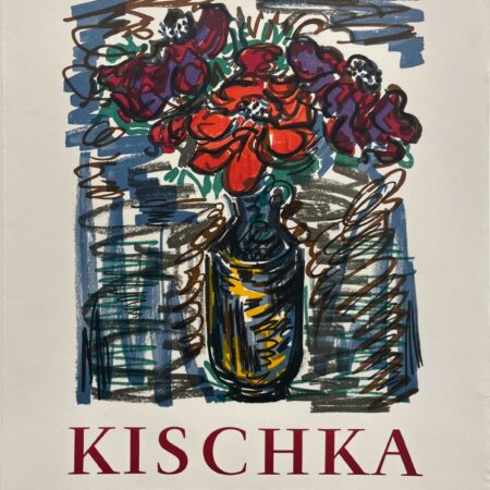 Kischka à la Galerie La Gravure – Affiche Expo Litho Mourlot 1963