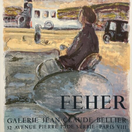 Feher à la Galerie Jean-Claude Bellier – Affiche Expo Litho Mourlot 1965