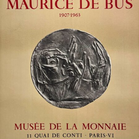 Hommage à M. De Bus à la Monnaie de Paris – Affiche Expo Litho Mourlot 1964