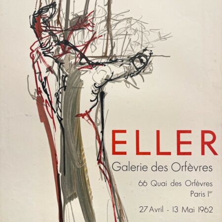 Eller à la Galerie des Orfèvres – Affiche Expo Litho Mourlot 1962