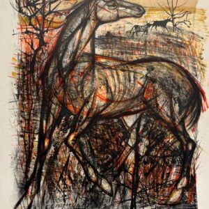 AFFICHES ORIGINALES - Spectacle &amp; Évènements - Dix Jeunes Peintres à la Galerie André Weil – Affiche Expo Litho Mourlot 1962